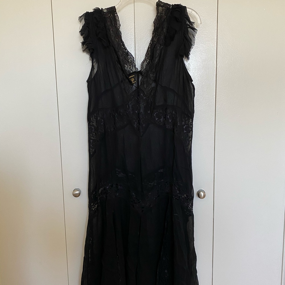 beautiful embroidered midi dress